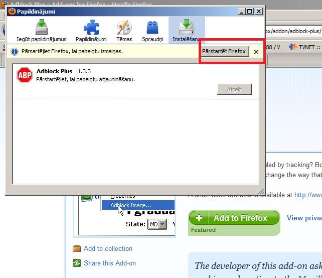Tagad nepieciešams restartēt... Autors: satriecosais Tev izbesīja reklāma un tu lieto mozilla ?