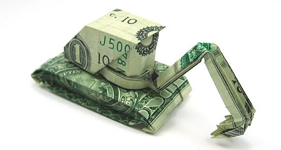 Konstruktors Autors: blū Money origami