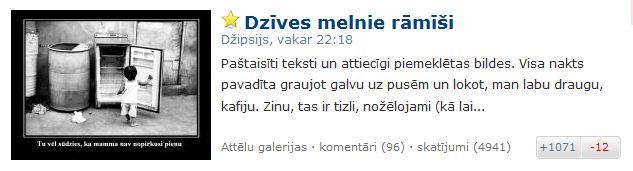 Nelielai nopietnībai laikam... Autors: ainiss13 Nedēļas labāko rakstu apskats