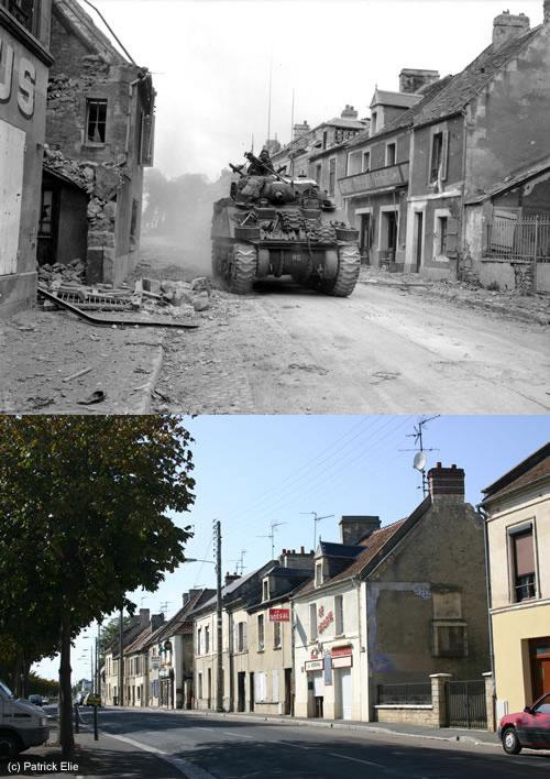 Shermana tanks 1944gada 10... Autors: zirnekļcūks Normandy 1944: tad un tagad