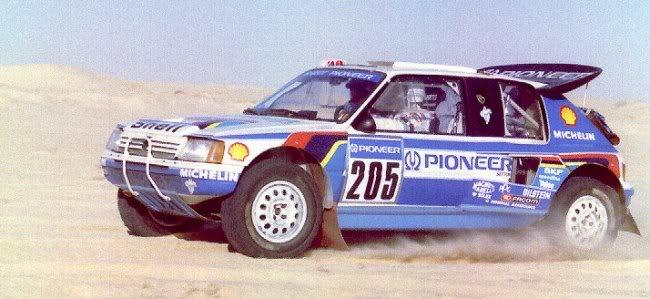1988 Peugeot 205 T16 Autors: PankyBoy Dakāras uzvarētāji...