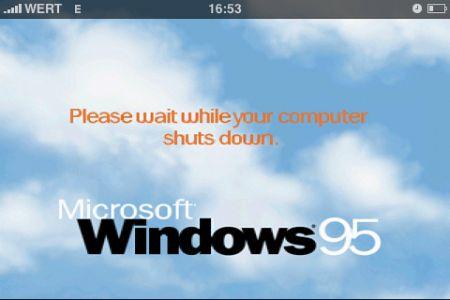 Šie te entuziasti arī... Autors: ozijs27 Uz iPhone ieinstalēts Windows95