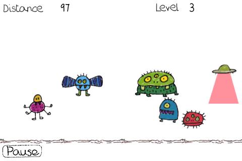 Spēlē galvenais uzdevums ir... Autors: Naglene Doodle jump