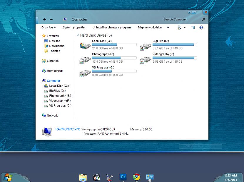 Pats izmantoju šo tēmu Autors: sirual Padari savu desktopu acīm tīkamāku
