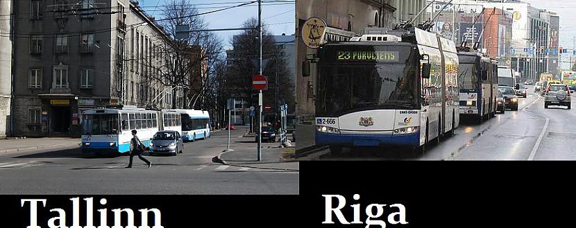 Pilsētas trolejbusi Abi... Autors: ghost07 Rīga vs Tallina