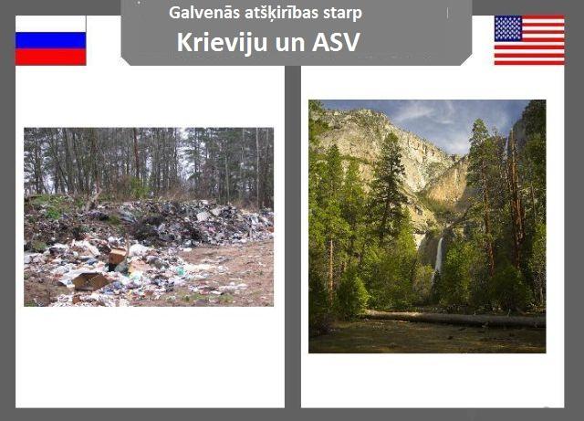  Autors: kreksss Krievija vs ASV - atšķirības