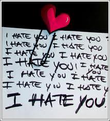 If i say I HATE YOU it means I... Autors: Sandrinjaa Tev patiks.