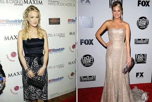 Carrie Underwood Autors: bee62 Reality TV Stars Then and Now