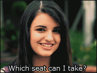  Autors: telly which seat can i take? 2