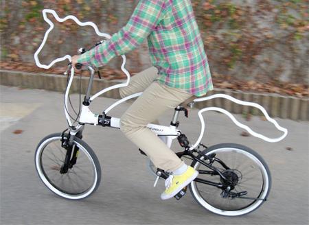 Velosipēds  zirdziņš Autors: Fosilija Unikāli un kreatīvi velosipēdi