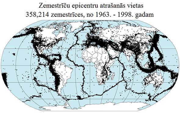 Tāpēc arī šajās seismiskajās... Autors: zabax11 Zemestrīces Latvijā