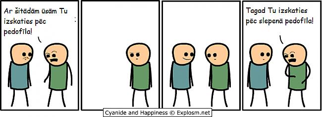  Autors: GrāfēnsĶirsis Cyanide & Happiness. Tulkoti. 2