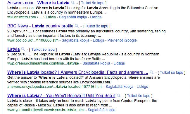 Reiz apskatījos cik tad daudzi... Autors: Mētra Where is Latvia?