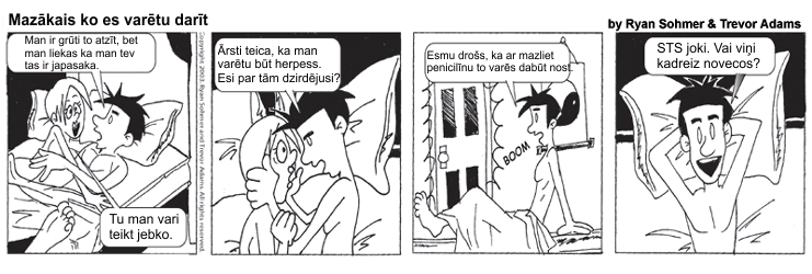  Autors: 4ofAkind Mazākais ko es varētu darīt (Komikss) 1. daļa