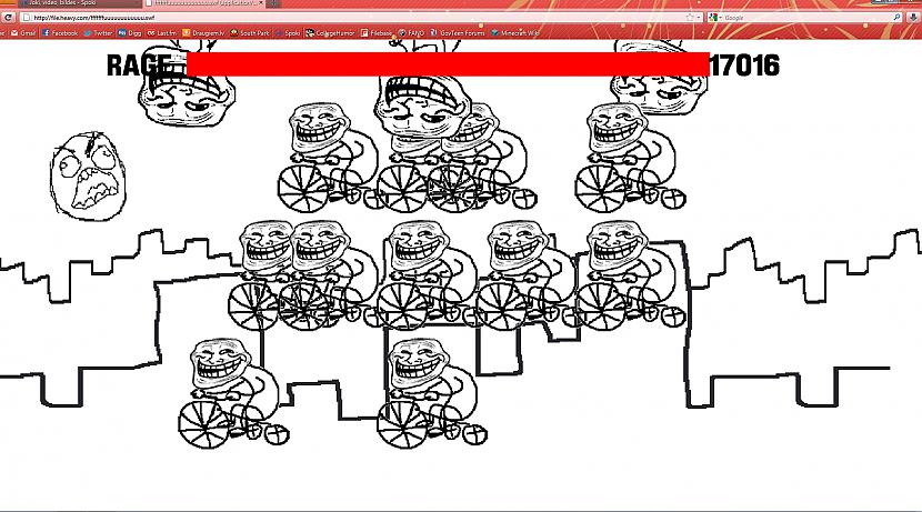 Troļļi uz velosipēdiem pats... Autors: ricards009 Rage Guy: The Game