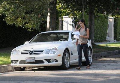 Audrina Patridge  Mercedes SL Autors: Fosilija Slavenību auto