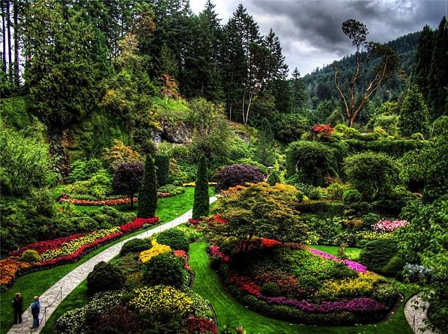 Butchart Gardens... Autors: kikka4 10 skaistākie pasaules botāniskie dārzi