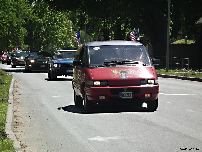  Autors: Fosilija 6. starptautiskais amerikāņu auto salidojums Saulkrastos