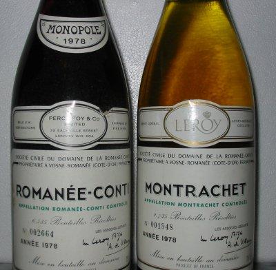 Le Montrachet DRC 1978Cena 23... Autors: GAY 10 visdārgāk pārdotās vīna pudeles