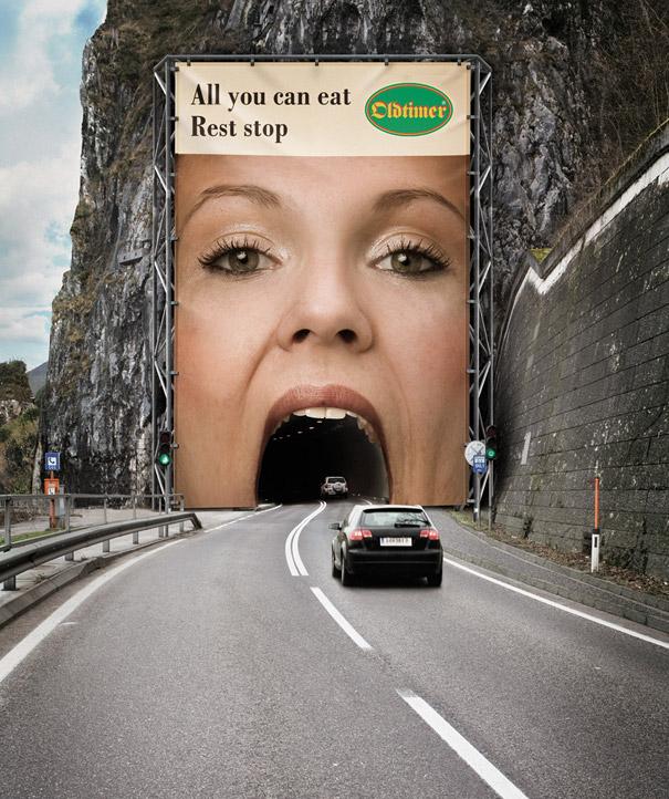 Oltimer Restaurants Tunnel Autors: battery Kreatīvas reklāmas - 1.daļa