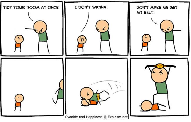  Autors: AwesomeOne Cyanide & Happiness