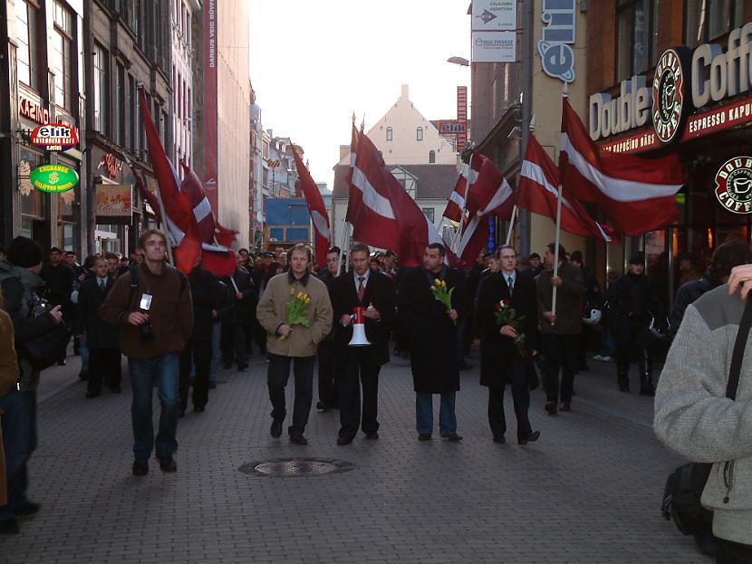 2007 gada 16 marts leģionāru... Autors: Fosilija Nacionālā Spēka Savienība (Bijusī nacionālistu partija