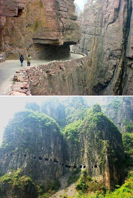 Guoliangas tuneļceļs ir otrs... Autors: Fosilija Pasaules bīstamākie ceļi