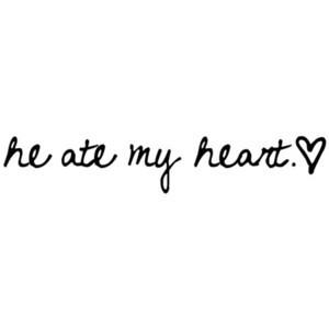  Autors: DrumGirl he ate my heart.♥