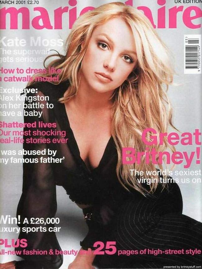 Marie Claire UK 2001 Autors: bee62 Britney Spears Magazines