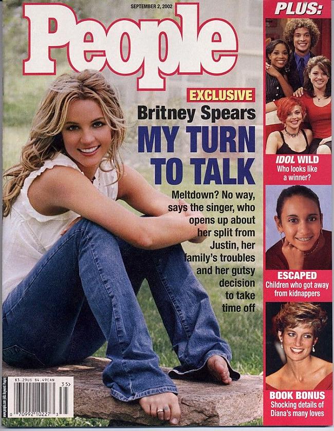 People Magazine September 2002 Autors: bee62 Britney Spears Magazines