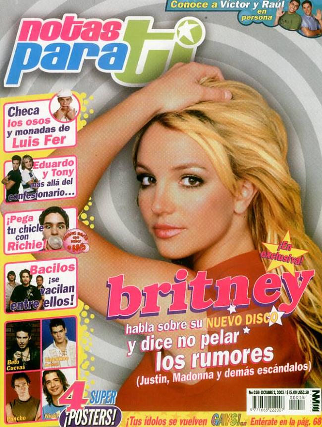 Notas Para Ti October 2003 Autors: bee62 Britney Spears Magazines