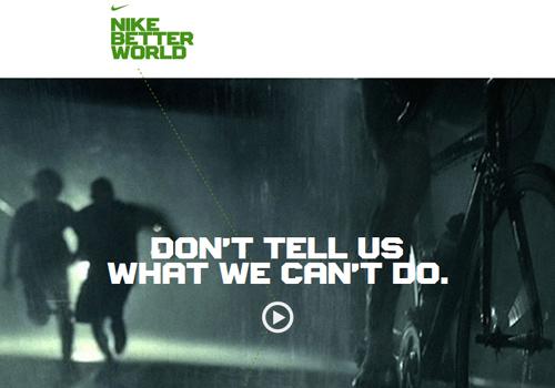 NIKE BETTER WORLD  ... Autors: Boroo web