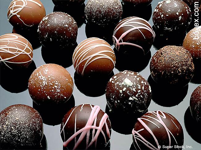 šokolādes bumbiņas Autors: Fosilija Šokolāde.