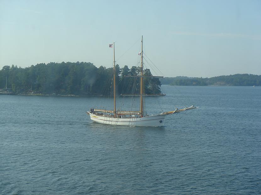 Šito kuģīti apdzinām ceļā uz... Autors: Siikais11 Mans brauciens uz Stokholmu