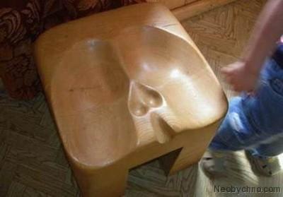 Krēsls plikam vīrietim Autors: flabberlang Interesanta dizaina mēbeles!