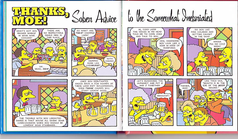 Viens no daudzajiem Thanks Moe... Autors: Fosilija The Book Of Moe: The Simpsons Library of Wisdom