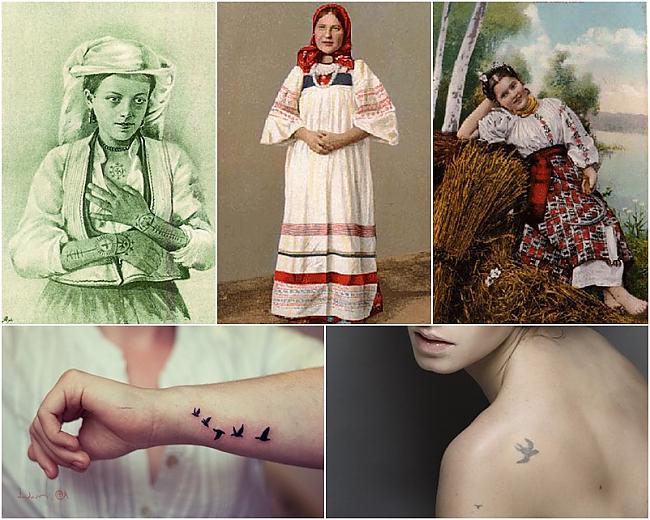 Seno slāvu tautām tetovējumi... Autors: AndOne Fakti par zīmējumiem uz ādas.