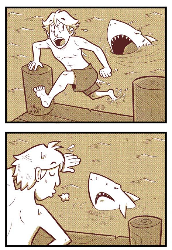  Autors: sundin7070 Shark Attack Komikss