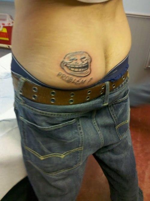 Trollface U mad Autors: kaamis Memes tetovējumi