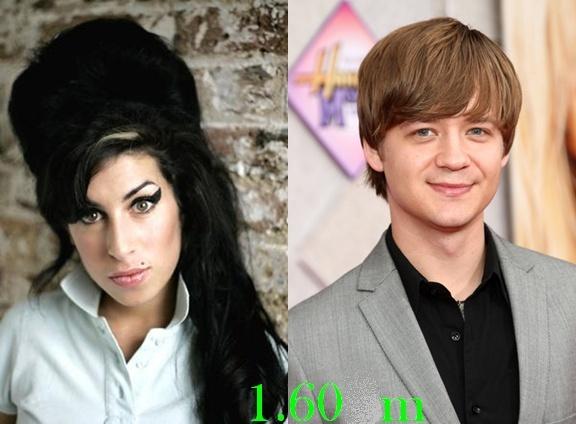 Amy Winehouse un Jason Earles... Autors: Simkiwi Par kuru slavenību tu esi garāks?
