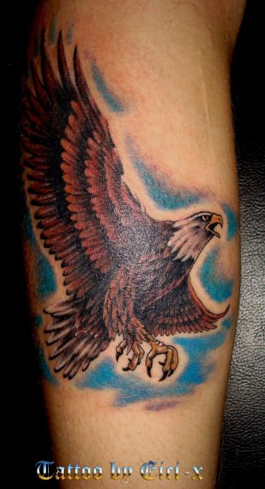 Ozy34 Mans ērglis tapa... Autors: kaķūns Spoki.lv lietotāju tattoo