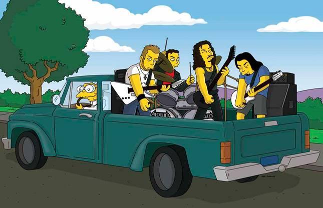 Grupa Metallica Autors: pida Zvaigznes kas ciemojošās pie Simpsoniem...