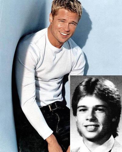 Brad Pitt Autors: maroon 8 Kā slavenības izskatījās pirms slavas.