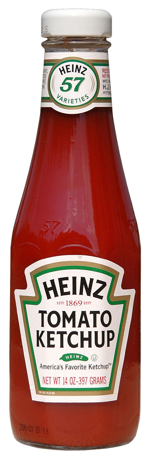 Skaitlis 57 uz Heinz kečupa... Autors: smiler 10 interesanti fakti par ēdienu
