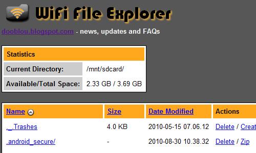 WiFi File Explorer... Autors: easyrider My Android Apps
