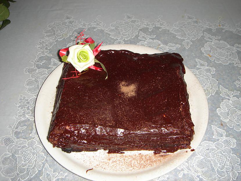 Torte tiek cepta bez miltiem... Autors: 1930 Šokolādes kūka.