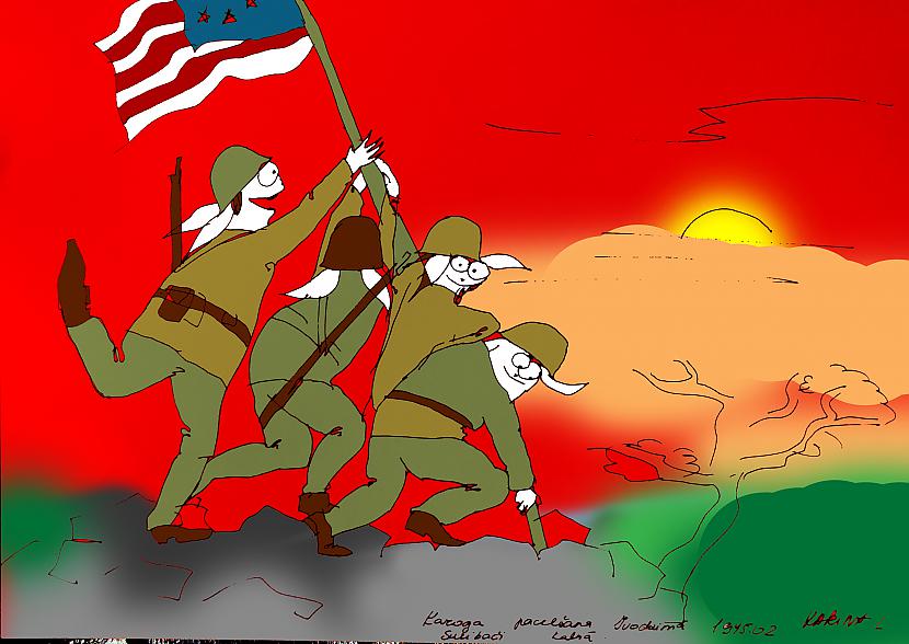 ASV karoga pacelšana Ivodzimā... Autors: Karina20 Zzzzaķi