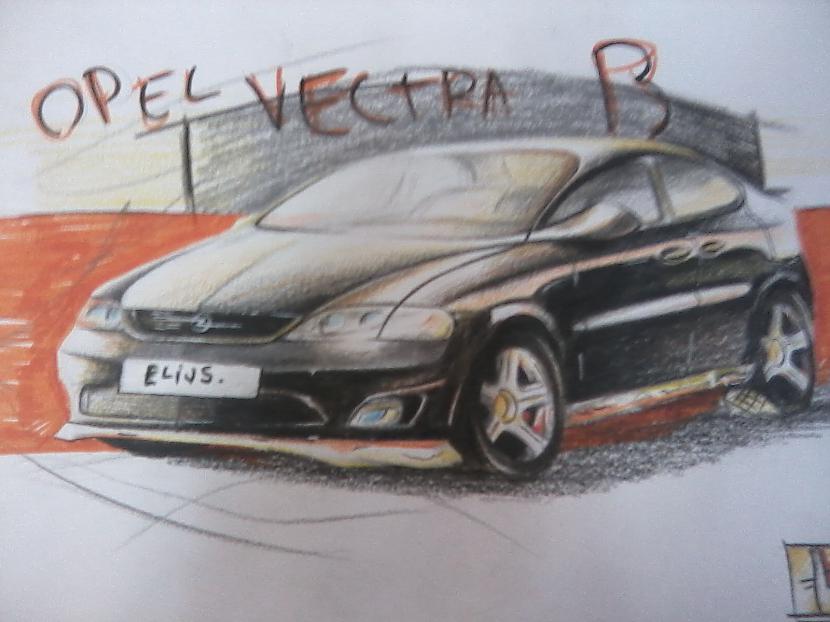 Opel Vectra Autors: Bonifaacijs Zīmēti auto.