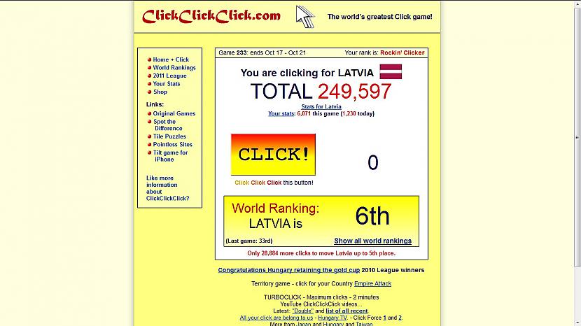 Latvia Click Click Click Autors: tags Click for Latvia