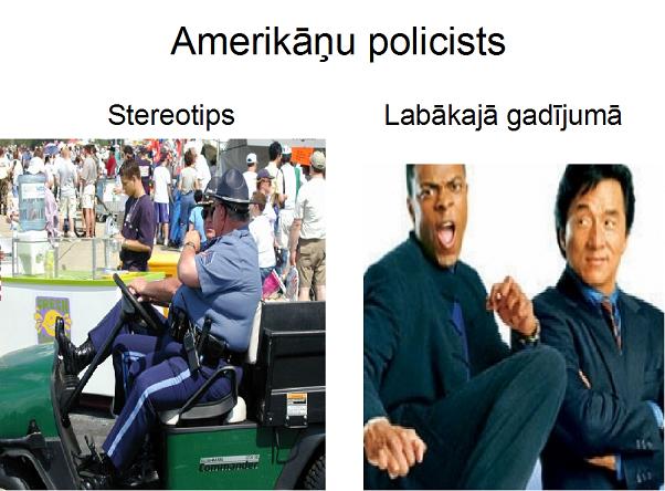  Autors: xprusaks Stereotips vs labakajā gadījumā.